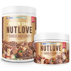 NUTLOVE Protein Shake Chocolate Hazelnut 630g+Choco Hazelnut 500g