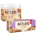 NUTLOVE WHITE CHOCO PEANUT 500g + NUTLOVE COOKIES CHOCOLATE CHIP 130g Gratis ()