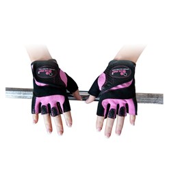 Rękawice treningowe fitness star pink