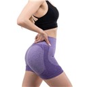 Seamless Shorts Push UP Purple Melange (1szt)