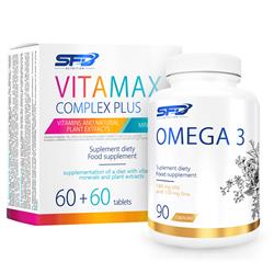 VitaMax Complex Plus 60+60tab + Omega 3 90caps