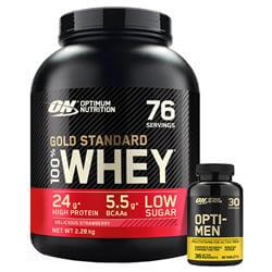 Whey Gold Standard 100% 2270g + OPTI - MEN 90 TAB