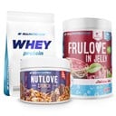 Whey Protein 908g + FRULOVE In Jelly Cherry 1000g + Nutlove Crunch 500g ()