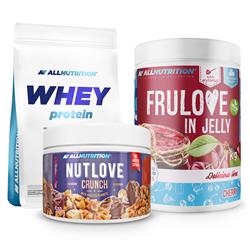 Whey Protein 908g + FRULOVE In Jelly Cherry 1000g + Nutlove Crunch 500g