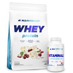 Whey Protein 908g  + Vitamins & Minerals 60caps