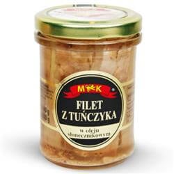 Filet z tuńczyka w oleju słonecznikowym