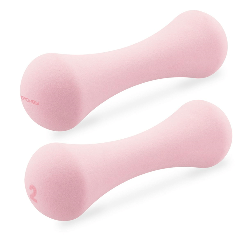 SPOKEY Zestaw hantli neoprenowych BONE 2 x 2kg