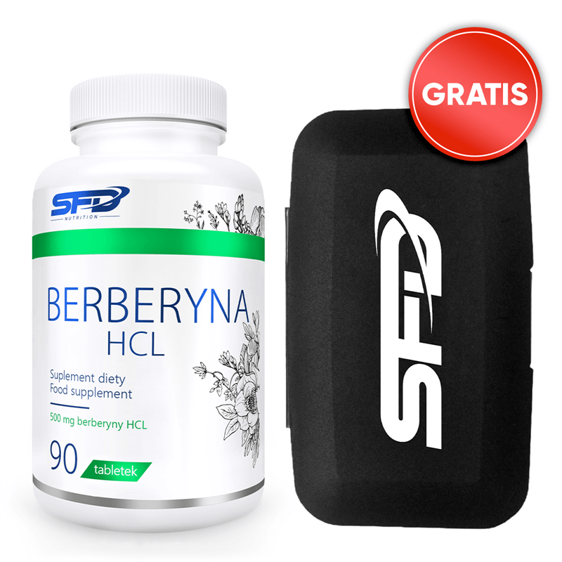 SFD NUTRITION Berberyna HCL 90tab + Pillbox Gratis