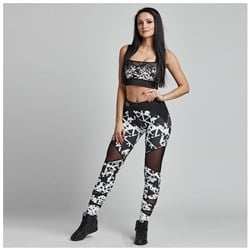 LEGGINSY PRETTY TRIANGLE BLACK&WHITE