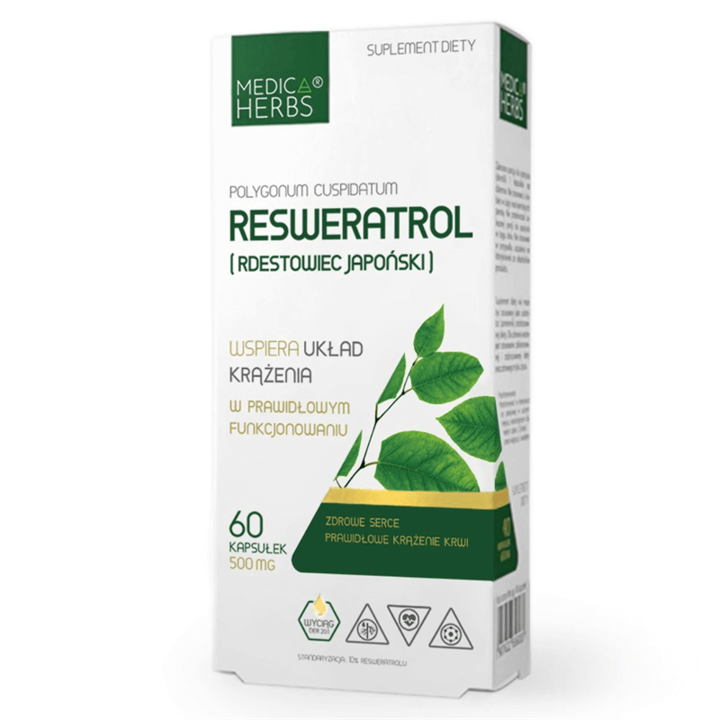 Medica Herbs Resweratrol (Rdestowiec Japoński)