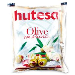 Oliwki zielone faszerowane papryką