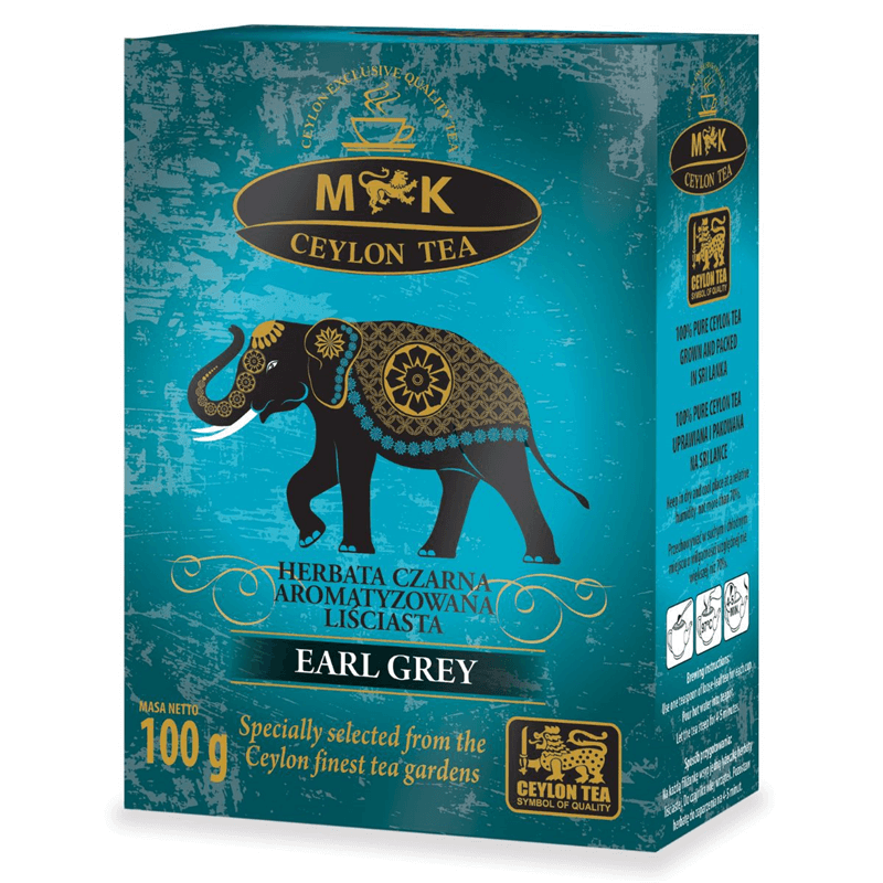 MK Ceylon Tea Herbata Czarna Earl Grey o smaku bergamotki
