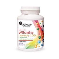 Witaminy i Minerały 100% + Żeń-szeń