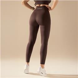 Bezszwowe legginsy BASIC CHOCOLATE