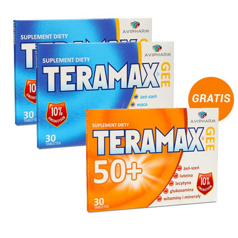 WYPRZEDAŻ KD-Avipharm 2x Teramax GEE+Teramax GEE 50+ 12.2015