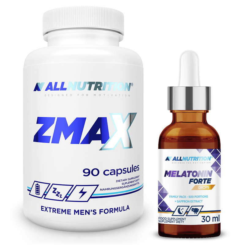 ALLNUTRITION Melatonin Forte Drops 30ml + Zmax 90caps