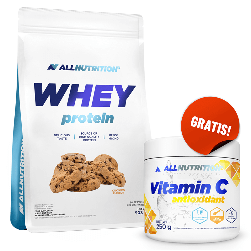 ALLNUTRITION Whey Protein 908g + Vitamin C 250g GRATIS