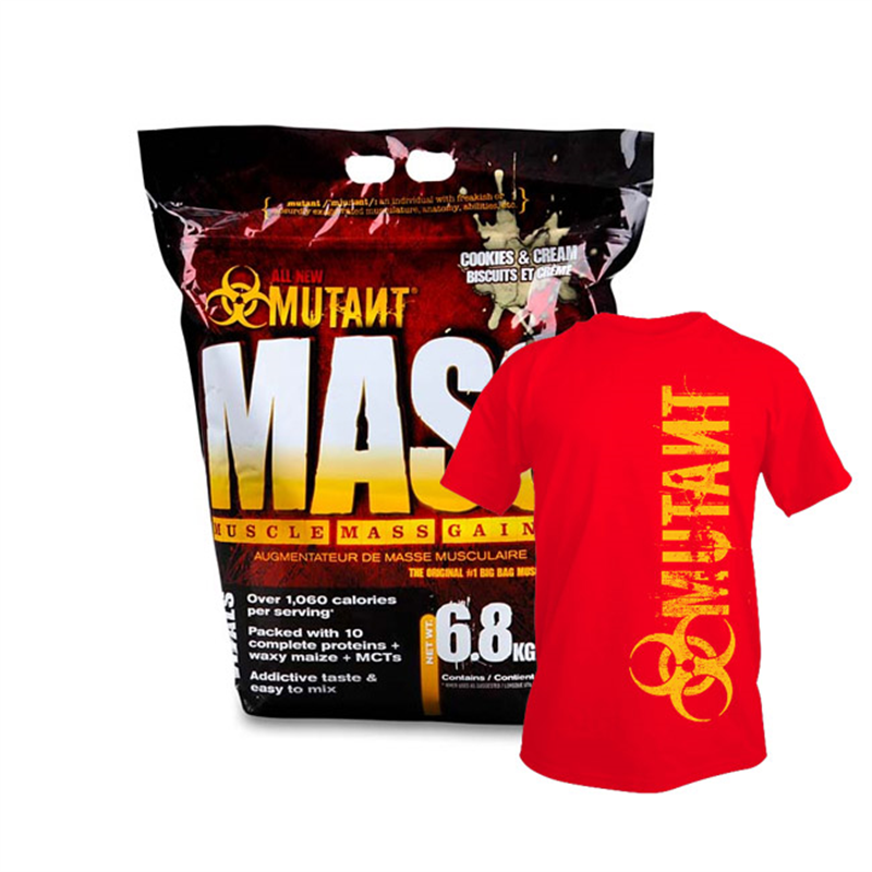 Pvl Mutant Mass+Koszulka Mutant Mass Czerwona