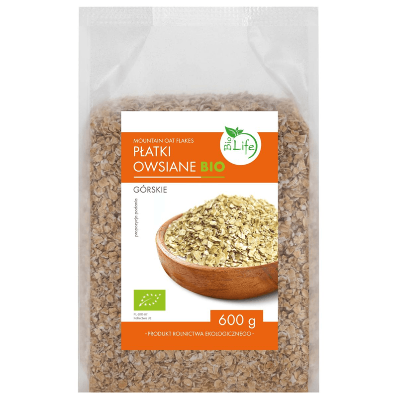 BioLife Płatki owsiane górskie BIO
