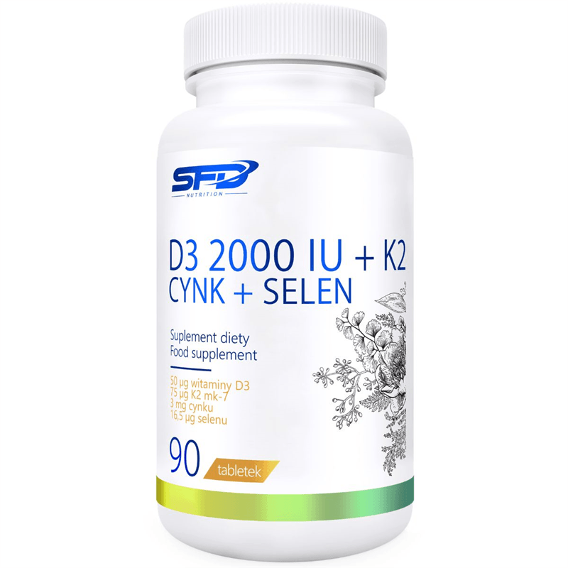SFD NUTRITION D3 2000 IU+K2+Cynk+Selen