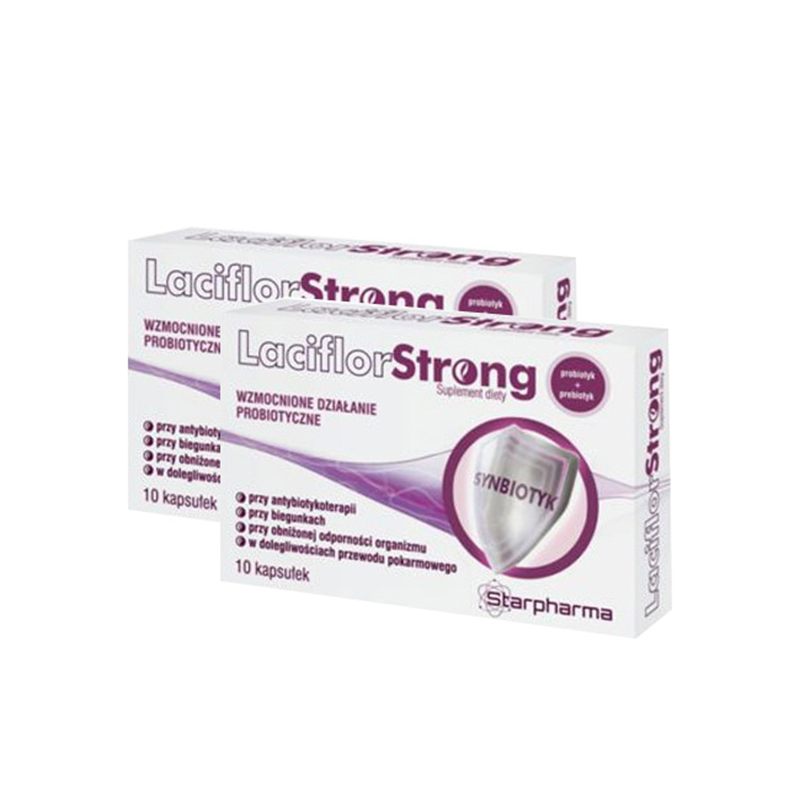 Starpharma 2 x LaciflorStrong Probiotyk z Prebiotykiem (Symbiotyk)