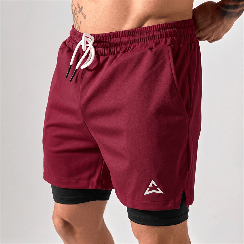 Allwear Knit Spodenki 2w1 Wine