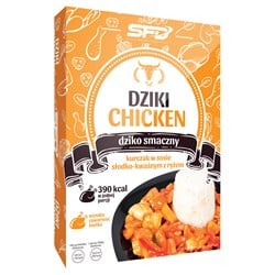 Dziki Chicken - Kurczak w sosie słodko-kwaśnym z ryżem