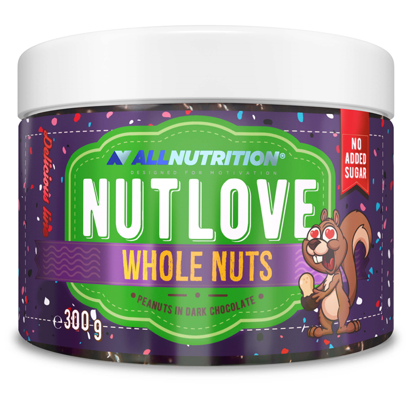 ALLNUTRITION Nutlove Wholenuts - Arachidy W Ciemnej Czekoladzie