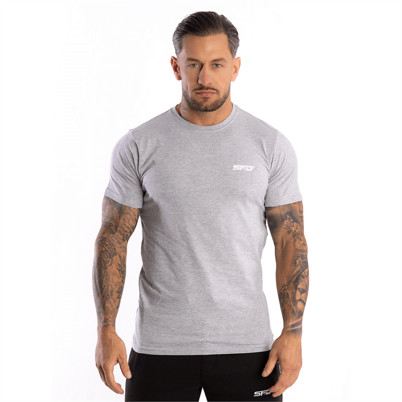 SFD WEAR Męski T-SHIRT Premium Grey Melange