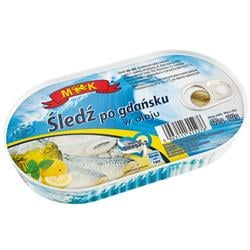Śledź po gdańsku w oleju
