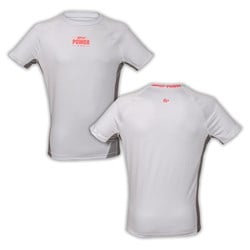 Rashguard męski krótki rękaw Gray