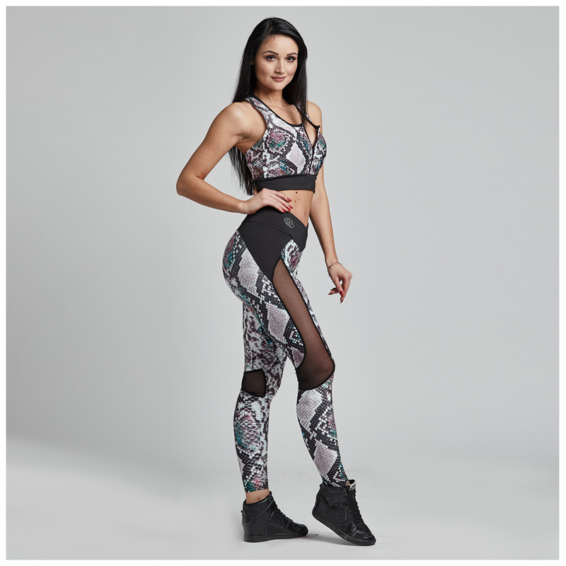 Gym Provocateur LEGGINSY SEXY SNAKE COLORFUL
