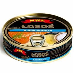 Łosoś w sosie własnym