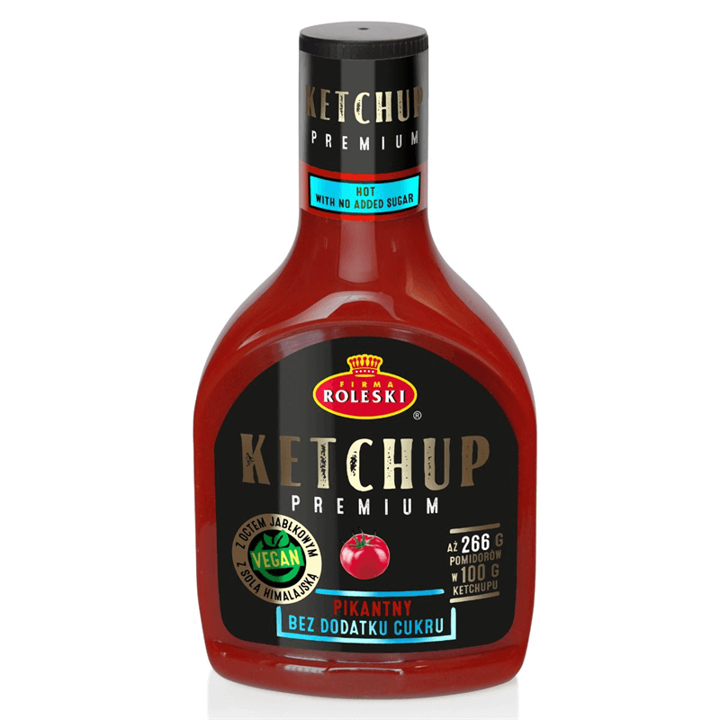 Roleski Ketchup Premium Pikantny Bez Cukru