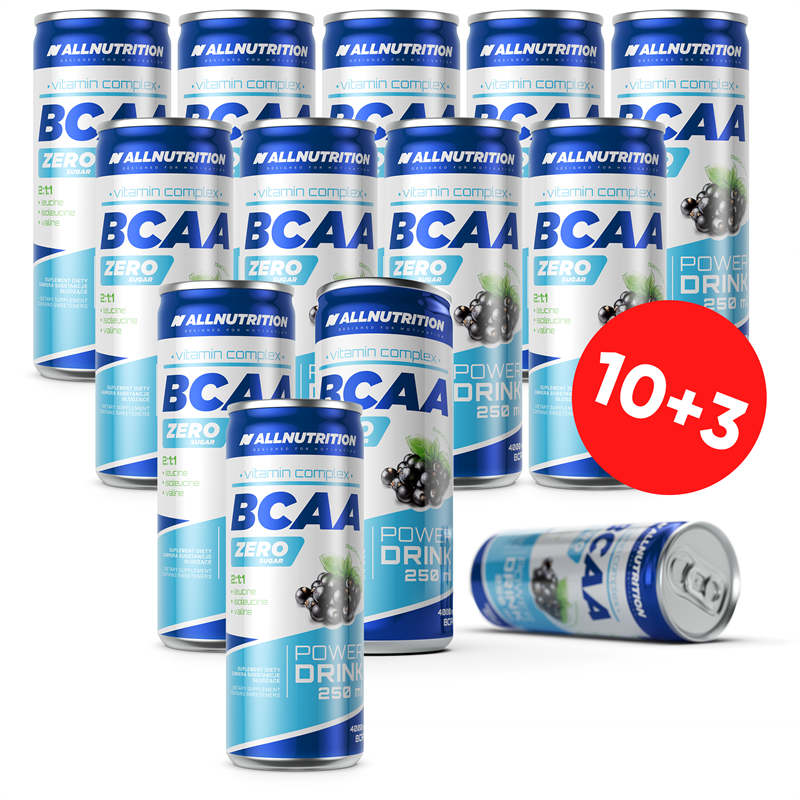 ALLNUTRITION 10 + 3 GRATIS BCAA Power Drink 250ml