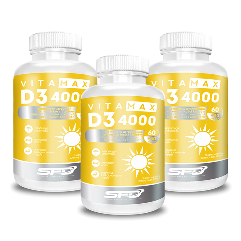 SFD NUTRITION 2x D3 4000 + D3 4000