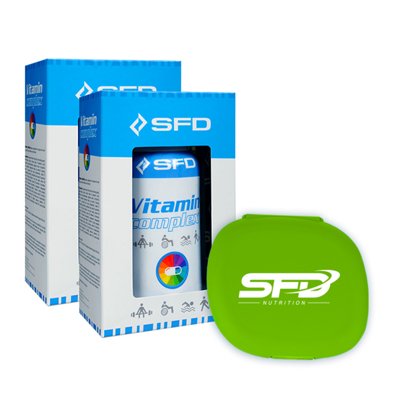 SFD NUTRITION 2x Vitamin Complex + Pillbox