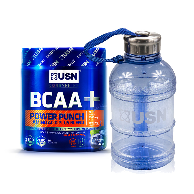 USN BCAA Power Punch + Water Bottle 1.1L
