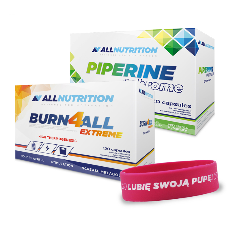 ALLNUTRITION Burn4ALL Extreme + Piperine+Chrome + Opaska