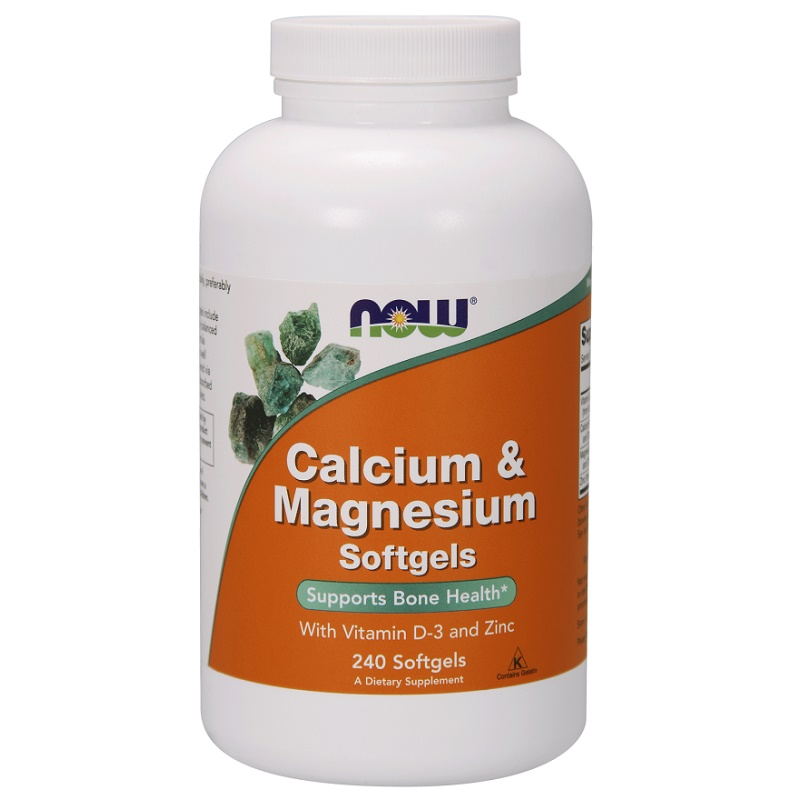 Now Calcium & Magnesium with Vitamin D and Zinc
