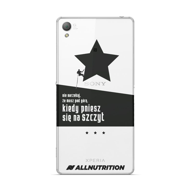 ALLNUTRITION Etui Crystal Case Nie narzekaj Sony Xperia Z3