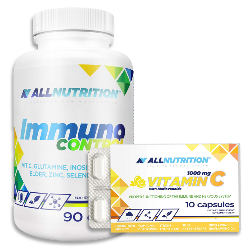 ALLNUTRITION Immuno Control 90caps + Vitamin C 10caps