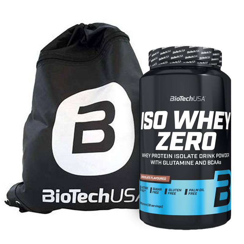 BioTechUSA Iso Whey ZERO 908g + Gym Bag