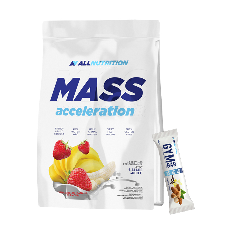 ALLNUTRITION Mass Acceleration + Gym Bar