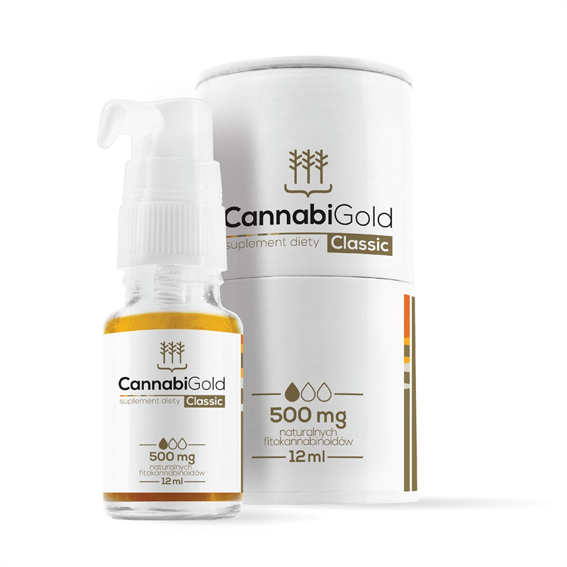 CannabiGold Olejek CBD CannabiGold Classic 500 mg