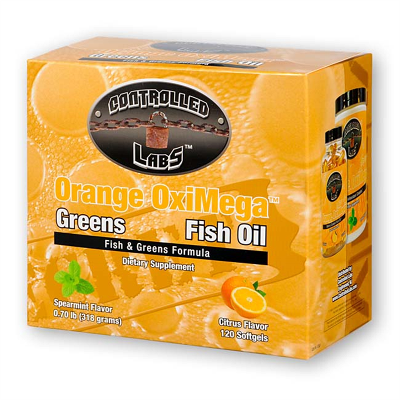 Controlled Labs Orange OxiMega Combo Greens & Fish Oil