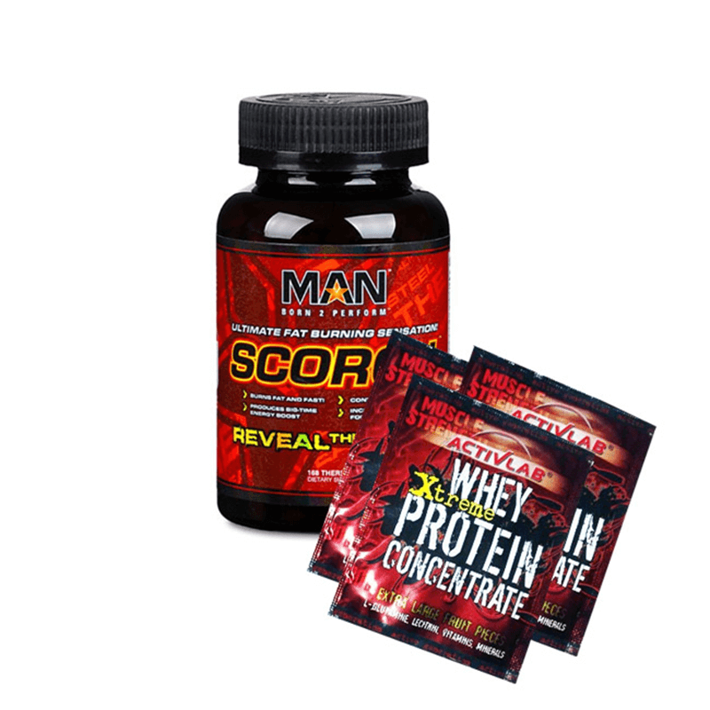 Man Scorch + 3x Whey Protein Concentrate
