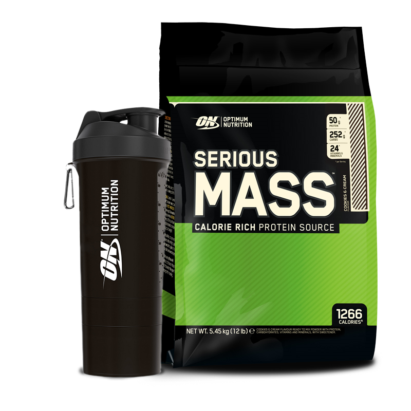 Optimum Nutrition Serious Mass + Shaker