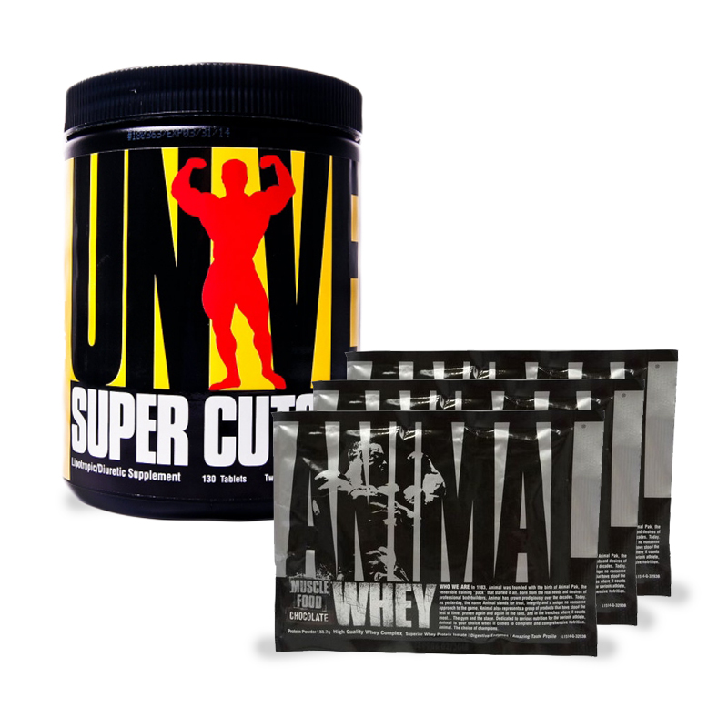 Universal Nutrition Super Cuts 3 + 3x Animal Whey
