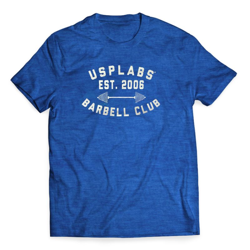 USP Labs T-shirt Barbell Club Blue